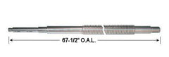 1263-6401 X-Axis Leadscrew Series II w/ Bridgeport Power Feed stub end