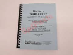 1104-2803 Torq-Cut 22 Installation / Maintenance / Parts Rev B